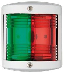 Utility77 biele / 225 ° červená-zelená navigačného svetla